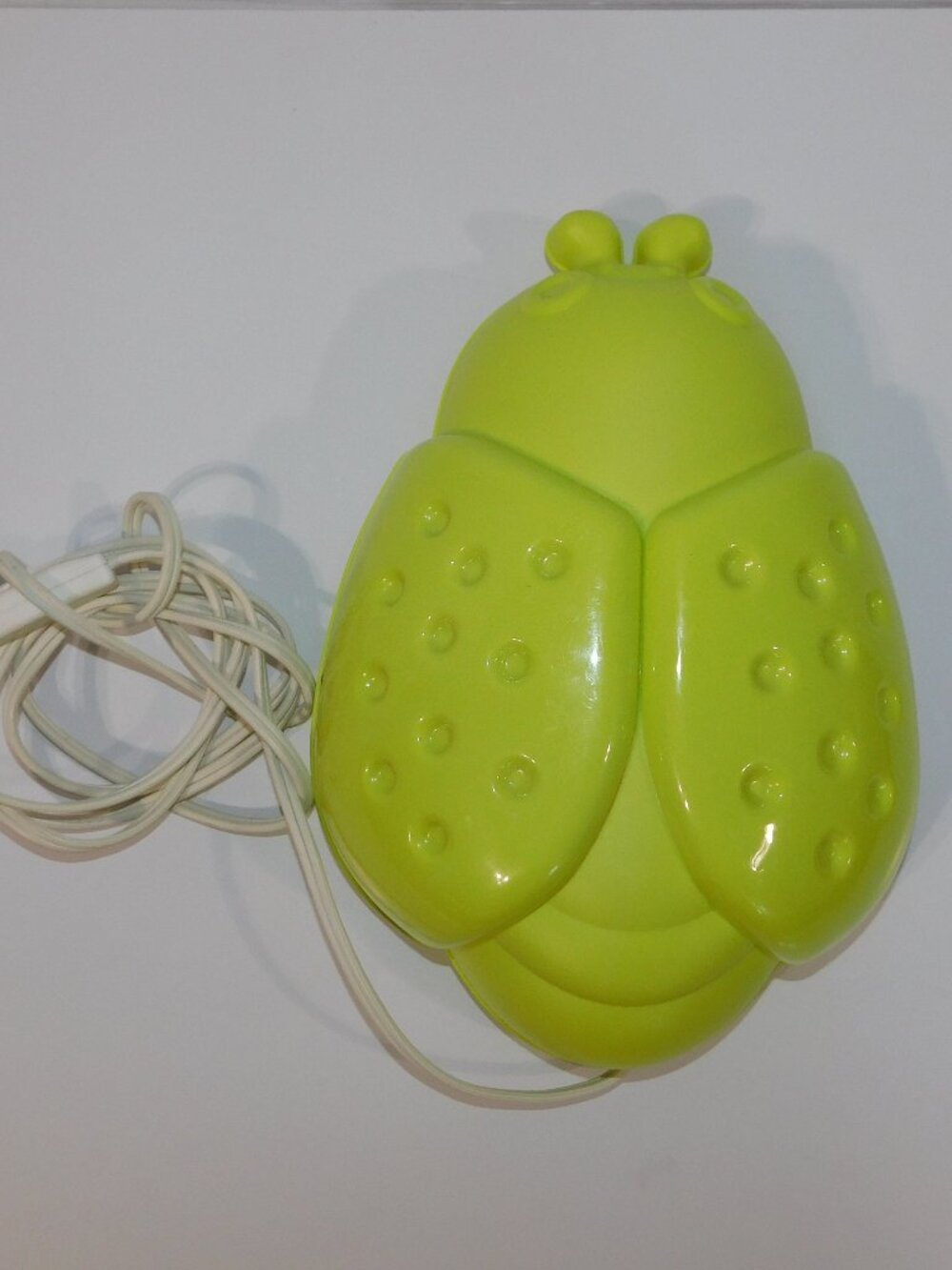 IKEA SMILA BAGGE Vintage Green Ladybug Bug Insect wall Light Lamp